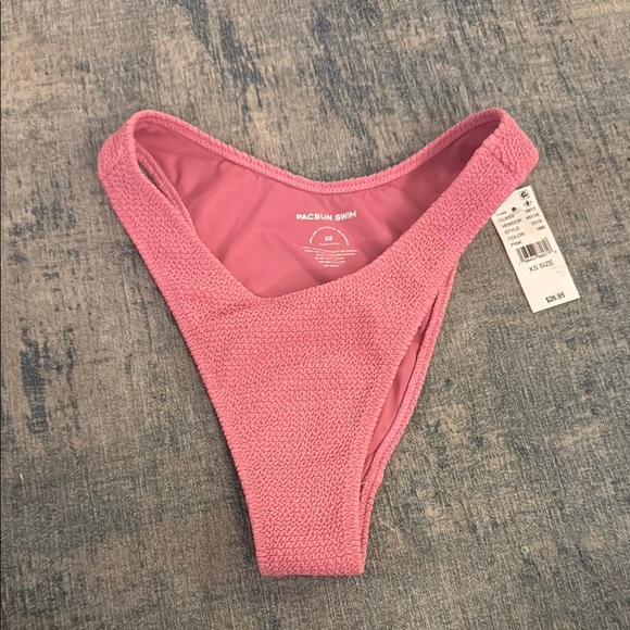 PacSun Other - PacSun Pink Textured Bikini Bottom